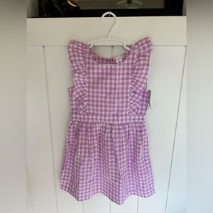 Carter’s purple gingham dress.